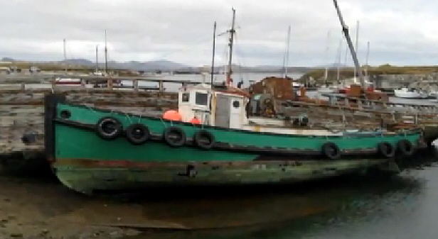 Foto del remolcador Lively en las Malvinas - Fuente: Cruzer Too