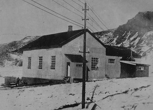 Foto de la usina hidroeléctrica de Grytviken - Fuente: B.C.R.A. - Biblioteca Tornquist